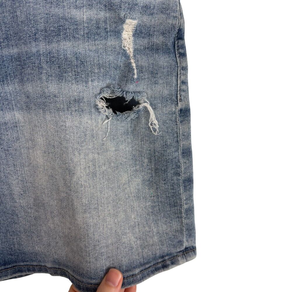 Lucky Brand the Roll Up Distressed Denim Jean Shorts Women's 4/27 - Picture 8 of 8